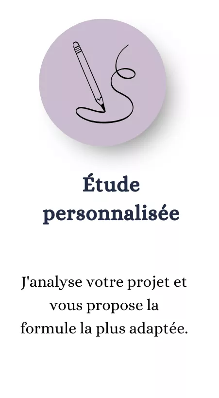 En tenant compte de vos souhaits, de votre budget et de vos attentes, je cherche ce qui est fait pour vous.